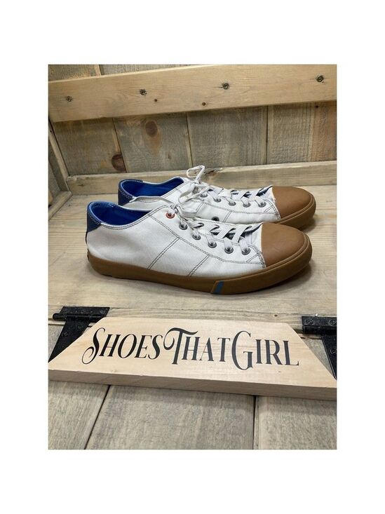 johnnie-O Other - 𝅺JOHNNIE-O Sail Away Sneakers White Canvas Men’s Size 8 Rubber Toe Preowned